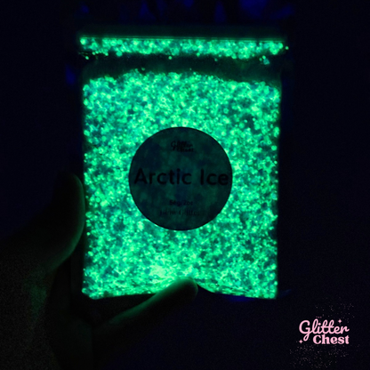 Arctic Ice Chunky Glow Glitter - 2oz/56g