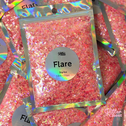Flare Chunky Glow Glitter - 2oz/56g