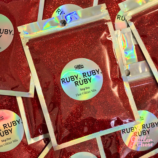 Ruby, Ruby, Ruby Holographic Fine Glitter - 2oz/56g