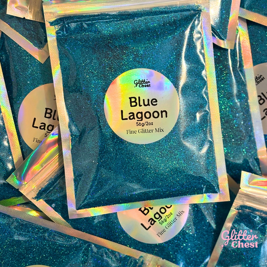 Blue Lagoon Holographic Fine Glitter - 2oz/56g