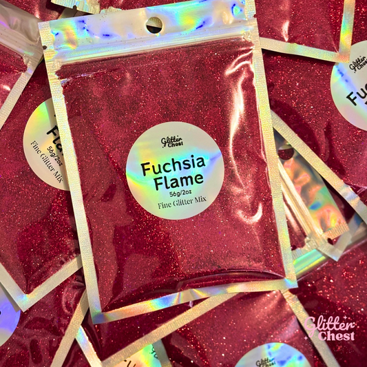 Fuchsia Flame Holographic Fine Glitter - 2oz/56g