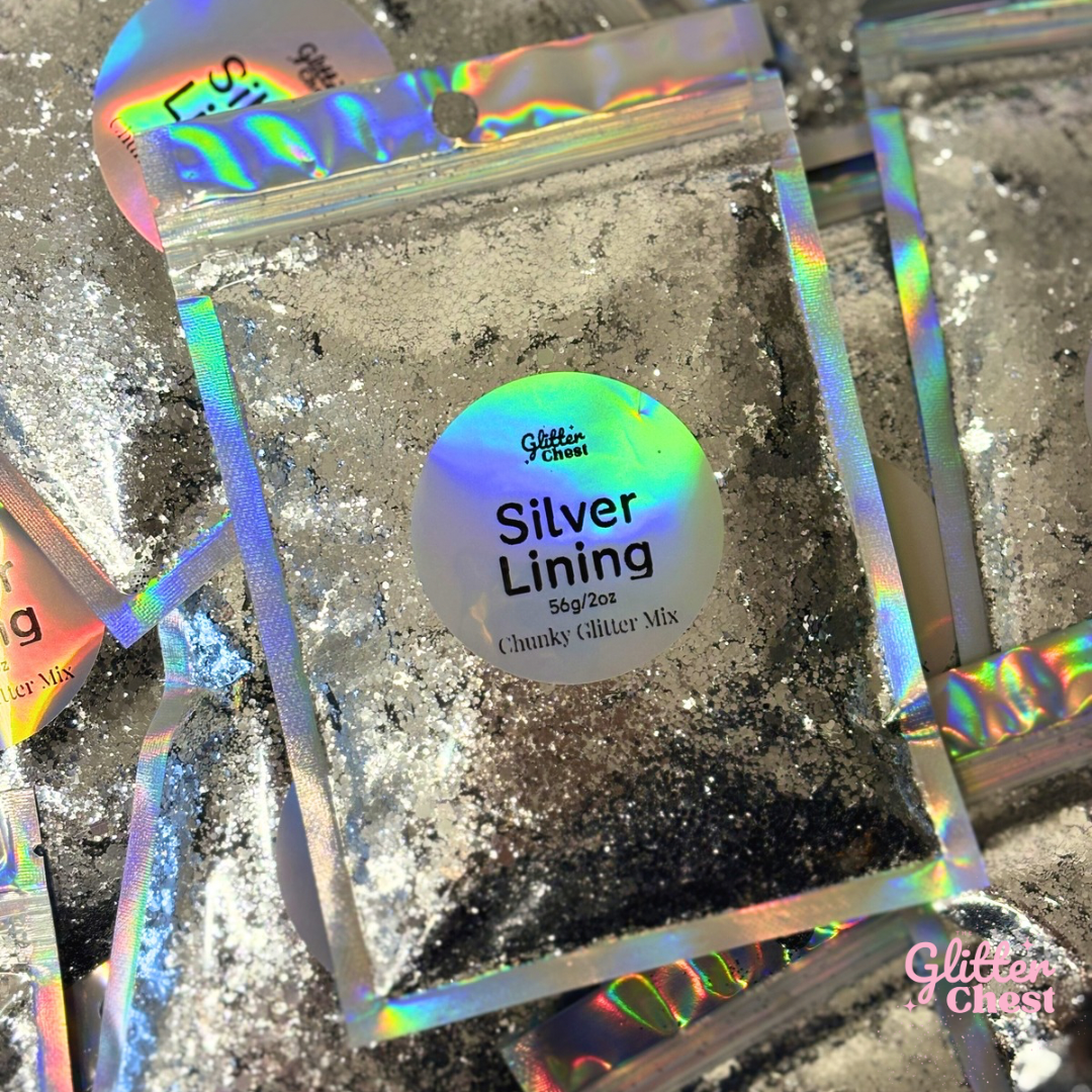Silver Lining Chunky Glitter - 2oz/56g