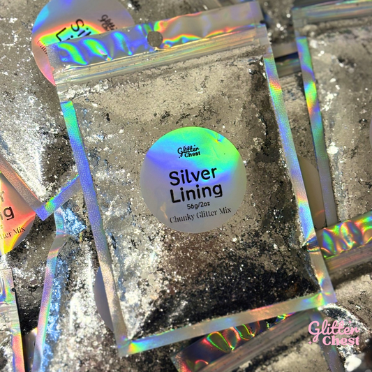 Silver Lining Chunky Glitter - 2oz/56g