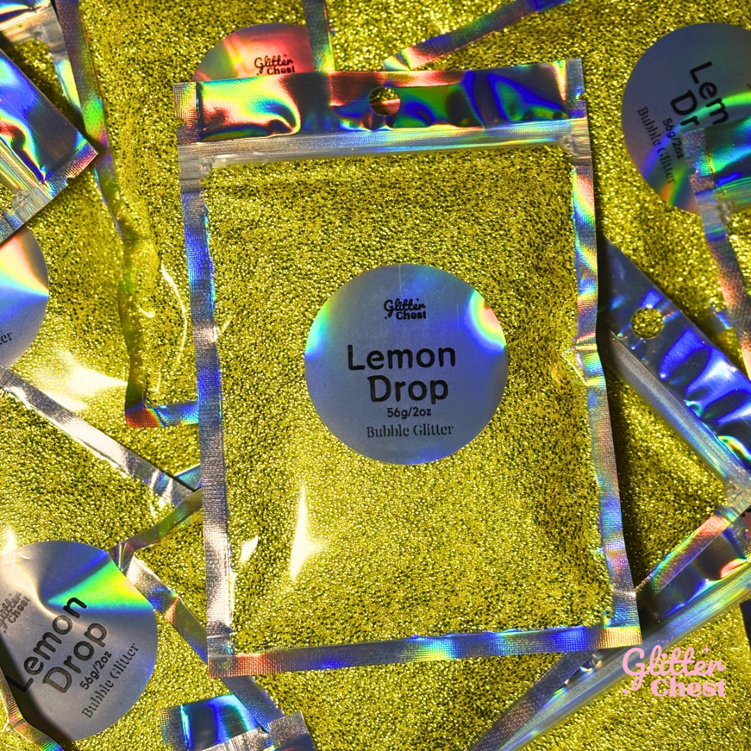 Lemon Drop 'Bubble' Glitter - 2oz/56g