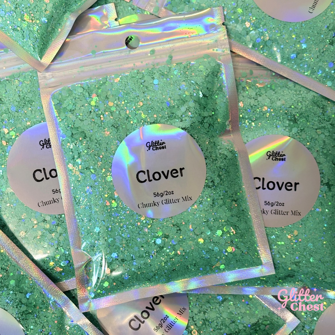 Clover Chunky Glitter - 2oz/56g
