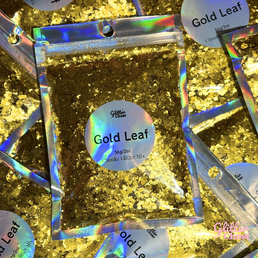 Gold Leaf Chunky Glitter - 2oz/56g